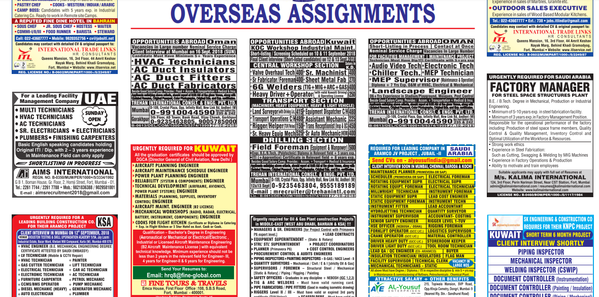 08sep assignment abroad times today