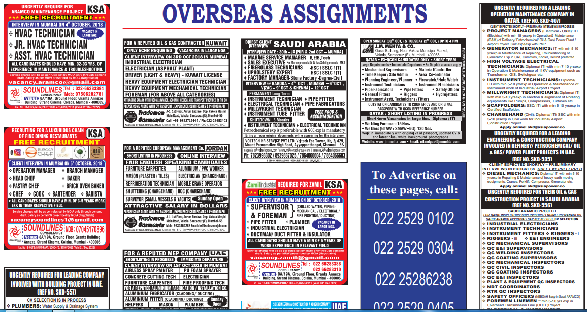 29 sep assignment abroad times