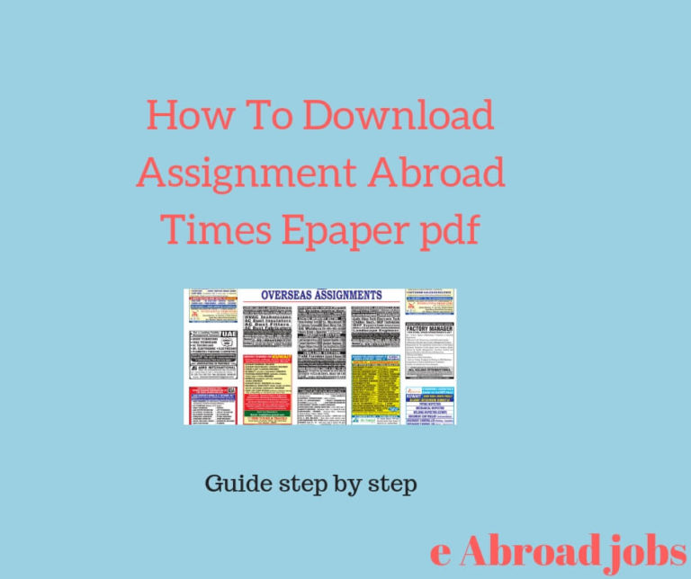how to subscribe assignment abroad times