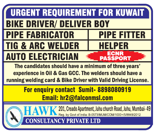 kuwait times jobs