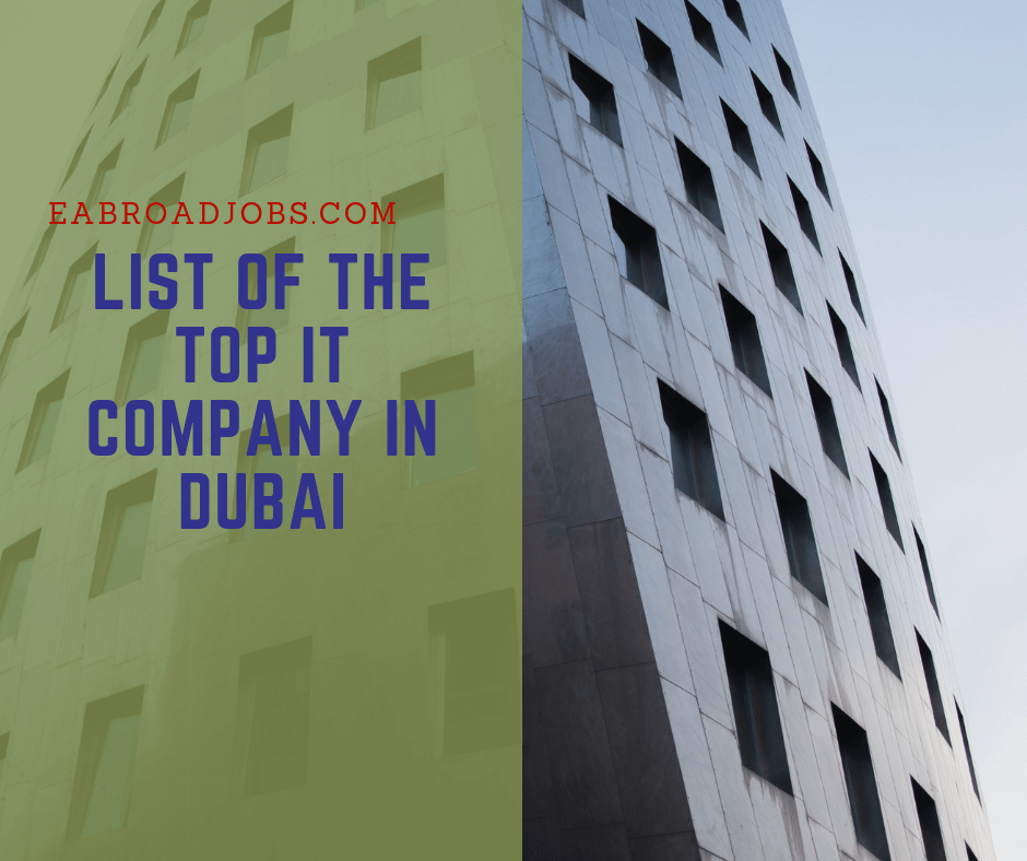 List of IT Companies in Dubai, Software companies Dubai