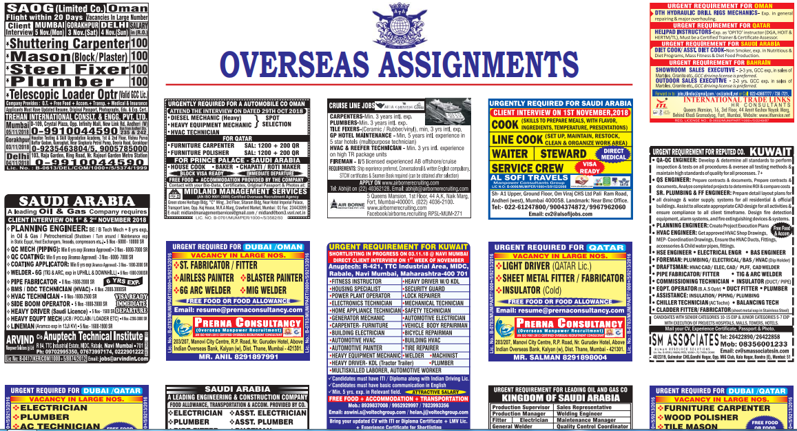 31 assignment abroad times newspaper