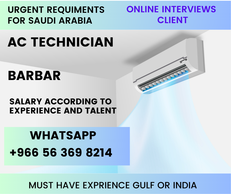 ac technician jobs in saudi