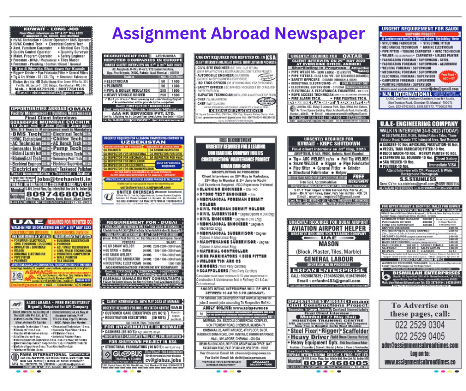 Assignment Abroad Times today pdf