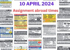 Assignment Abroad Times pdf today – 10 April 2024