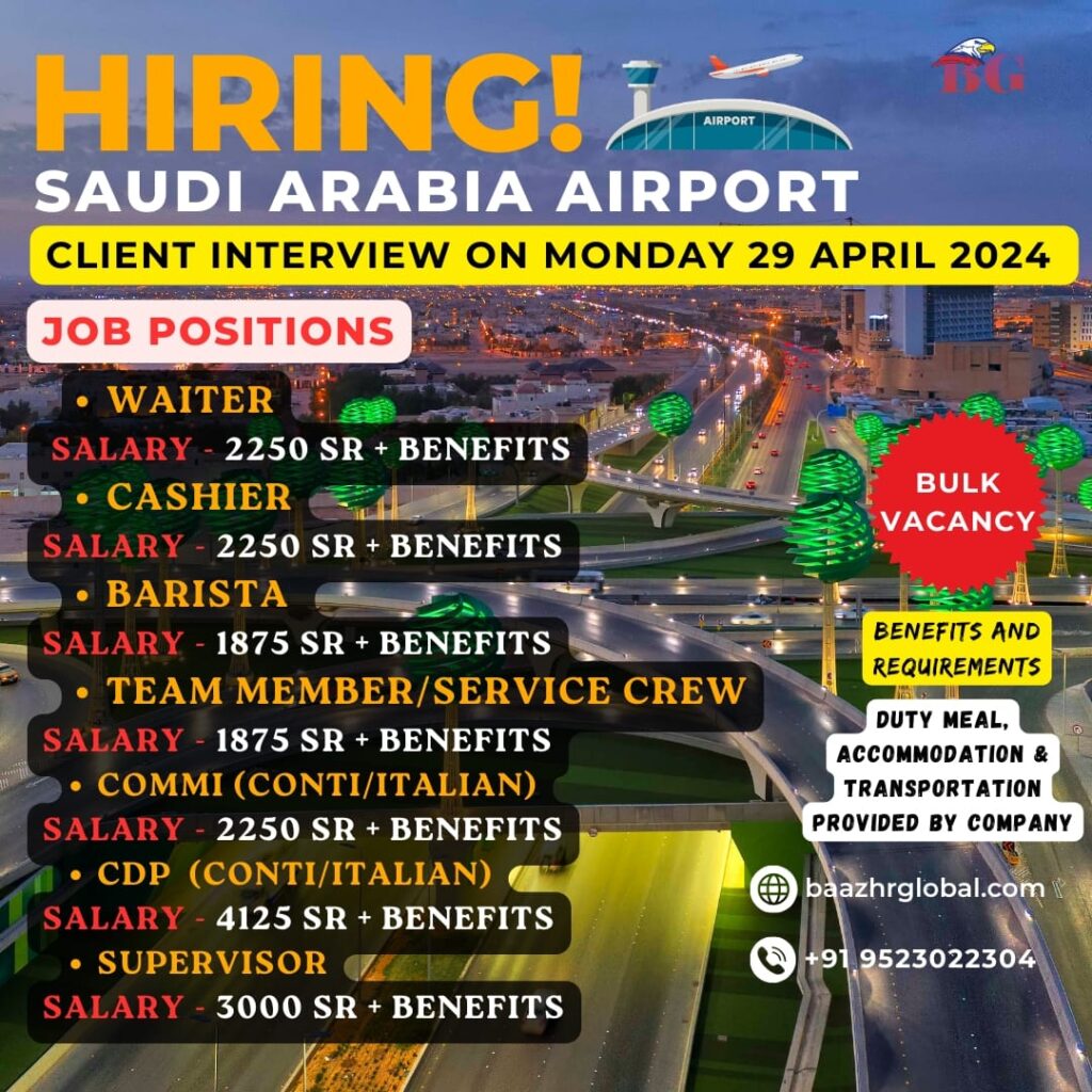 jobs for saudi arabia
