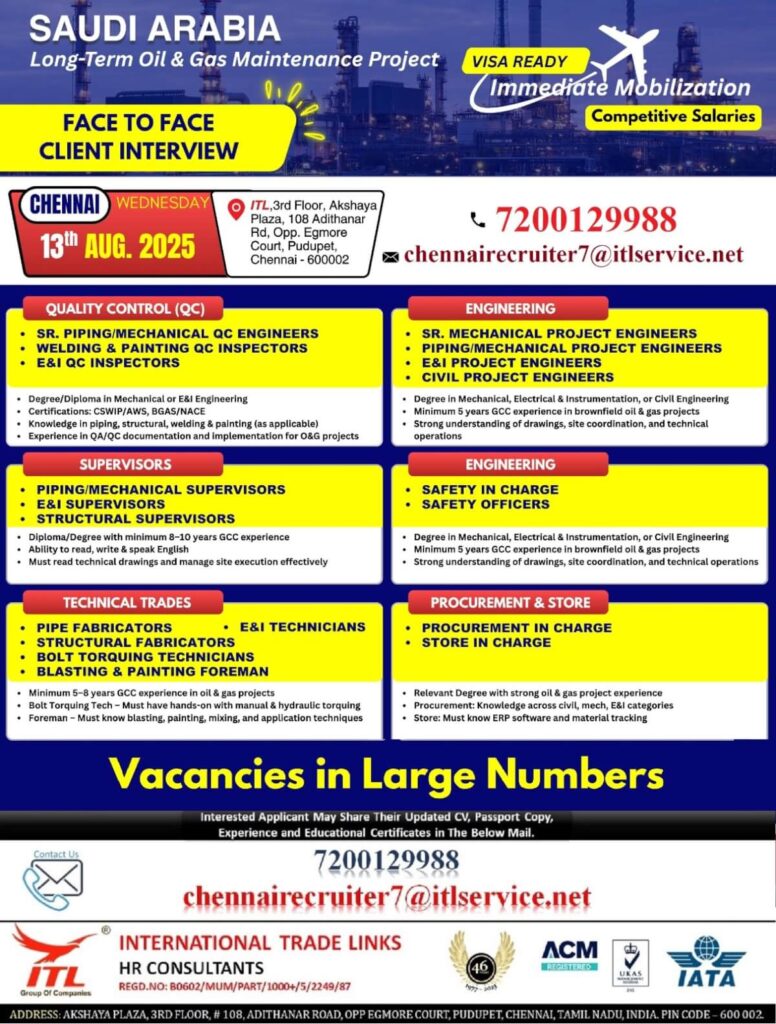 Gulf jobs at eAbroad job