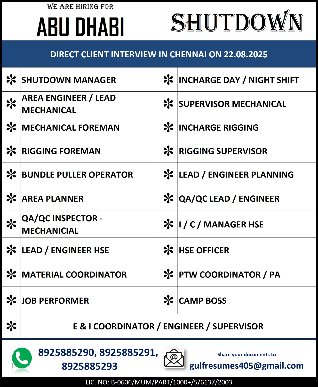 Gulf jobs at eAbroad job