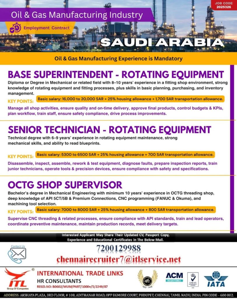 Gulf jobs at eAbroad job