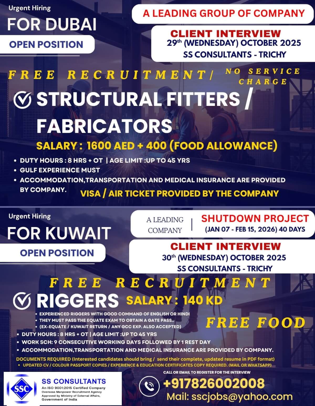 Gulf jobs vacancies today Gulf jobs at eAbroad job