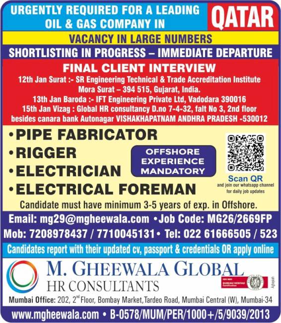Gulf jobs vacancies today Gulf jobs at eAbroad job