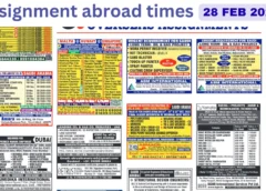 Assignments Abroad Times PDF Today, 28 Feb 2026