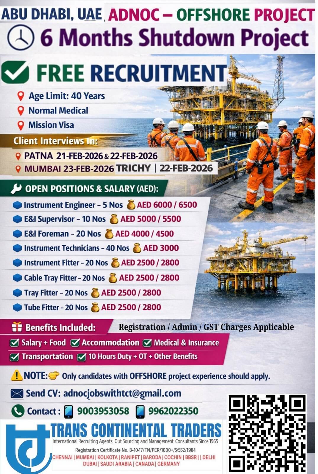 Gulf jobs at eAbroad job