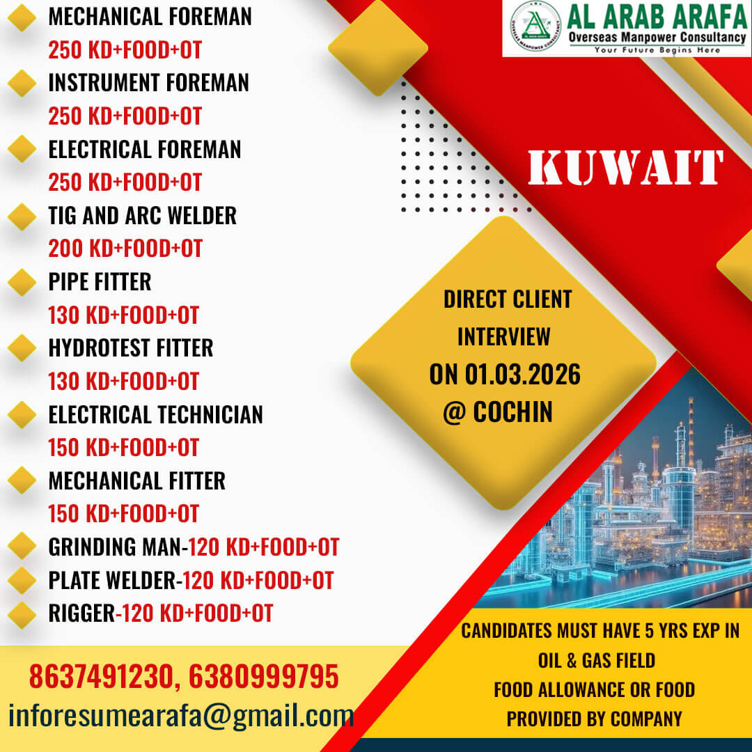 Gulf jobs vacancies today Gulf jobs at eAbroad job