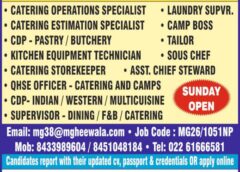 Gulf jobs vacancies today, urgent requirement online, 9 April 2026