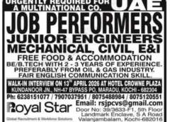 Malayal classified jobs vacancies today, 8 April 2026