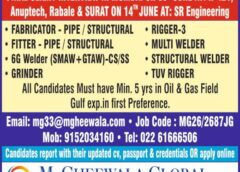 Gulf jobs vacancies today, urgent requirement for Dubai