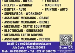 Jobs vacancies for middle East countries, 27 July 2026