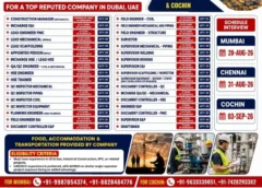 Gulf jobs vacancies today online, overseas employments updates, 21 Aug 2026