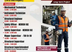 Gulf jobs vacancies today, overseas employment updates, 1 sep 2026