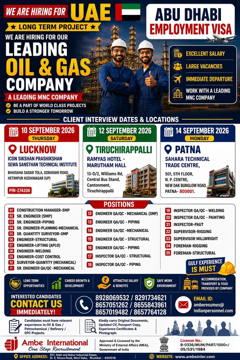 Gulf jobs at eAbroad job