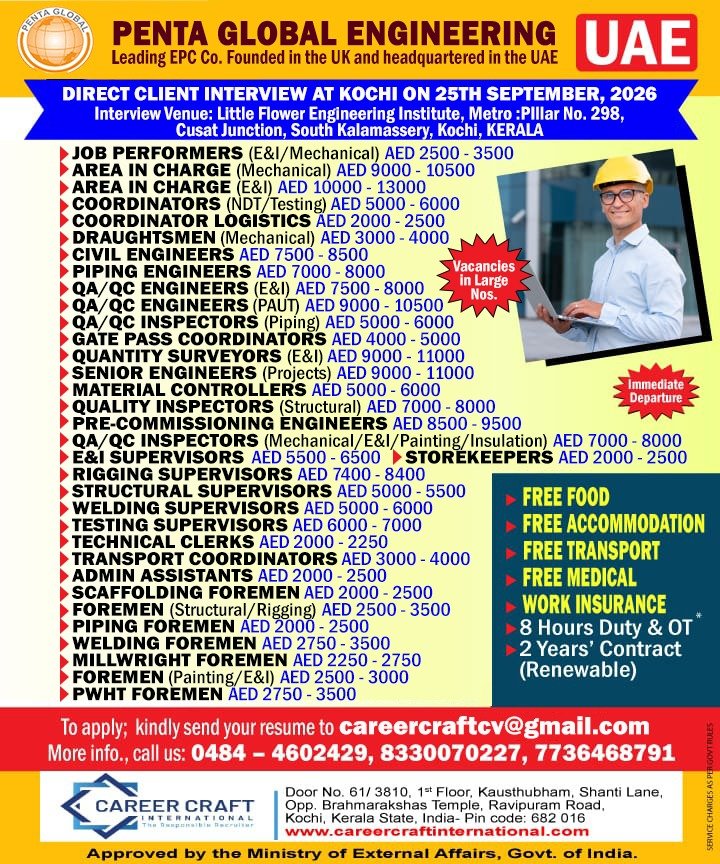 Gulf jobs at eAbroad job