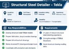 Urgent Hiring Structural Steel Detailer (Tekla) – Qatar, apply online