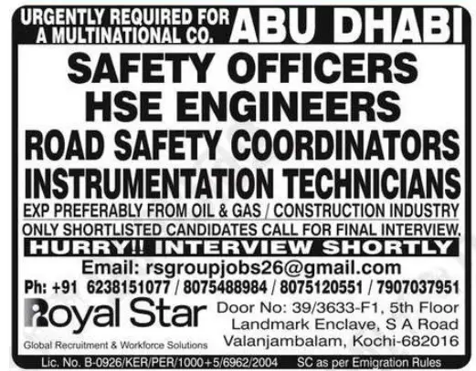 Gulf jobs vacancies today Gulf jobs at eAbroad job
