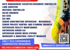 Gulf jobs vacancies today, overseas employment updates, 29 october 2026